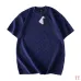Louis Vuitton Gradient Letter Jacquard Knit Short Sleeve Tee, Navy Blue #B68865
