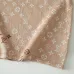 Louis Vuitton Jacquard Gradient Color Block Monogram Knit Short Sleeve Tee, Beige #B68860