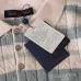 Louis Vuitton Striped Cable Knit Short Sleeve Polo Shirt, Pink Grey #B68866