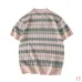 Louis Vuitton Striped Cable Knit Short Sleeve Polo Shirt, Pink Grey #B68866