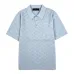 LV Hollow‑Out Jacquard Knit Short‑Sleeve Polo Shirt #B67479