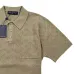 LV Hollow‑Out Jacquard Knit Short‑Sleeve Polo Shirt #B67480