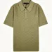 LV Hollow‑Out Jacquard Knit Short‑Sleeve Polo Shirt #B67480