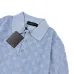 LV Monogram All‑Over Print Short‑Sleeve Button Polo Shirt #B67481