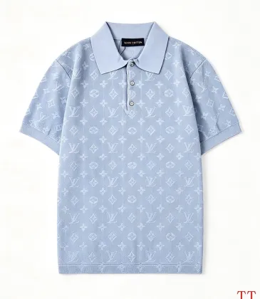 LV Monogram All‑Over Print Short‑Sleeve Button Polo Shirt #B67481