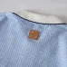 Louis Vuitton SS26 Waffle Contrast Short Sleeve Knit Shirt, Light Blue #B68869