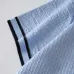 Louis Vuitton SS26 Waffle Contrast Short Sleeve Knit Shirt, Light Blue #B68869
