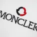 Moncler Embroidered Logo Crew Neck Casual Short‑Sleeve T‑Shirt #B67396