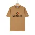 Moncler Embroidered Logo Crew Neck Casual Short‑Sleeve T‑Shirt #B67396