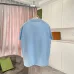 Stylish Prada T Shirt With Colorful Triangle Logo Prints For Fashion Enthusiasts Black/White/Pink/Blue #A54349