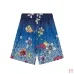 Casablanca Men Floral Cartoon Print Shirt &amp; Shorts Set | Navy‑Blue Floral Print #B67967