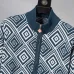 Casablanca Men Geometric Jacquard Knit Tracksuit Teal #B69134