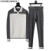 Casablanca Men Geometric Jacquard Knit Tracksuit Teal #B69135