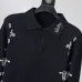 Casablanca Men Paisley Jacquard Polo Knit Tracksuit Light Blue, Black #B69136