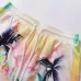 Casablanca Men Sunset Palm Print Shirt &amp; Shorts Set | Sunset Palm Gradient Print #B67963
