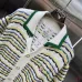Casablanca Striped Knit Polo Cardigan Shorts Two‑Piece Set #B67457