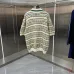 Casablanca Striped Knit Polo Cardigan Shorts Two‑Piece Set #B67457
