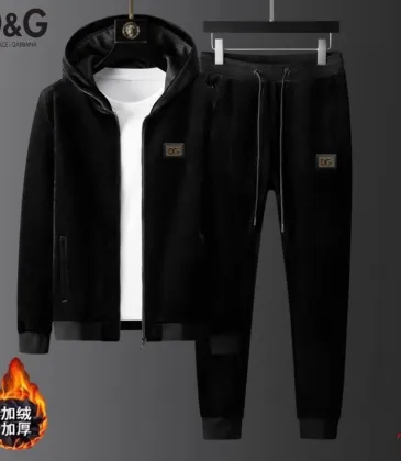 D&amp;G Tracksuits for Men Fleece-lined and thickened #A58011