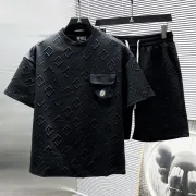 Fendi Tracksuits for Fendi Short Tracksuits for men #A49081
