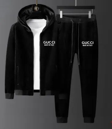 Gucci Tracksuits for Men's long tracksuits Fleece-lined and thickened #A58005