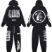 Hellstar Hoodie &amp; Jogger 2 Piece Set G.A.B.O.S Graphic Print Black #B68599
