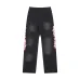 Hellstar Hoodie &amp; Pants 2 Piece Set Pink Gothic Print Vintage Washed Outfit S-XL #B68595