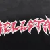 Hellstar Hoodie &amp; Pants 2 Piece Set Red Gothic Print Washed Black #B68597