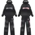 Hellstar Hoodie &amp; Pants 2 Piece Set Red Gothic Print Washed Black #B68597
