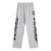 Hellstar Hoodie &amp; Wide Leg Pant 2 Piece Set Flame Graphic Heather Grey, Black #B68598