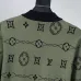 Louis Vuitton Men Full Zip Monogram Knit Tracksuit Olive Green, Black #B69133