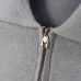 Louis Vuitton Men Half Zip Knit Sweater Tracksuit Gray, Black #B69127