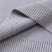 Louis Vuitton Men Half Zip Knit Sweater Tracksuit Gray, Black #B69127