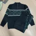 Louis Vuitton Men Half Zip Knit Tracksuit Black #B69129