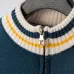 Louis Vuitton Men Half Zip Knit Tracksuit Teal, Black #B69128
