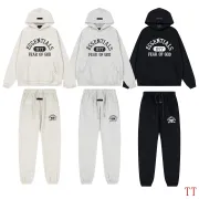 ESSENTIALS 1977 FOG Hoodie Jogger Tracksuit Set Black,Light Grey,Dark Grey,Off‑White #B68010