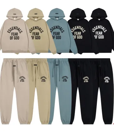 ESSENTIALS FOG Hoodie Set Black,Khaki,Light Blue,Dark Grey #B68011