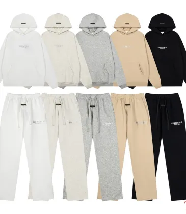 ESSENTIALS FOG Hoodie Sweatpants Tracksuit Off‑White,Light Grey,Khaki,Black #B68014