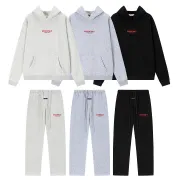 Essentials Fear Of God Hoodie Tracksuit Men Letter Print Hoodie &amp; Straight Sweat Pants Outfit Set #B67221