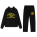 Fear of God Essentials 2026 Arch Logo Hoodie Tracksuit Men Black Oversized Hoodie Straight Sweatpants Set #B67219