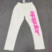 Sp5der Splatter Print Hoodie Sweatpants 2‑Piece Tracksuit, Black, White #B67982