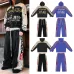 Vale Star Printed Zip‑Up Hoodie &amp; Wide‑Leg Pants Tracksuit Set #B67397