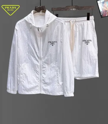 Prada Tracksuits for Prada Short Tracksuits for men Sun protection #A63338