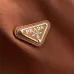 Prada Brown 2‑Piece Tracksuit Set Leather Triangle Logo #B67444