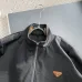 Prada Dark‑Grey 2‑Piece Tracksuit Leather Triangle Logo Set #B67446