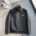 Prada Dark‑Grey 2‑Piece Tracksuit Leather Triangle Logo Set #B67446