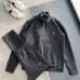Prada Dark‑Grey 2‑Piece Tracksuit Leather Triangle Logo Set #B67446