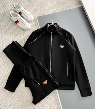 Prada New Zip‑Up Tracksuit Two‑Piece Outfit Set #B67441