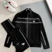 Prada Zip‑Up Tracksuit 2‑Piece Set With White Stripe Details #B67442