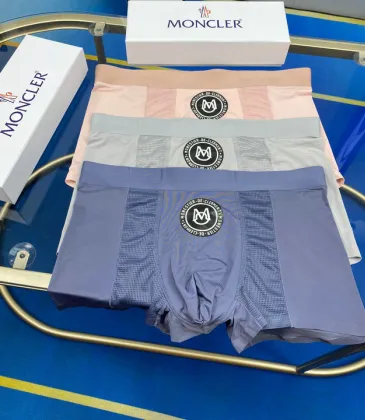 Moncler Underwears for Men Soft skin-friendly light and breathable (3PCS) #A24987 Moncler Underwears for Men Soft skin-friendly light and breathable (3PCS) #A24987