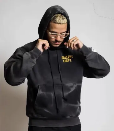 Vintage Washed Gallery Dept Hoodie With Embroidered Logo For Streetwear Fashion Lovers #A31088 Vintage Washed Gallery Dept Hoodie With Embroidered Logo For Streetwear Fashion Lovers #A31088